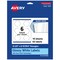 Avery Glossy White Hexagon Labels with Sure Feed, 2-1/2" x 2-57/64"